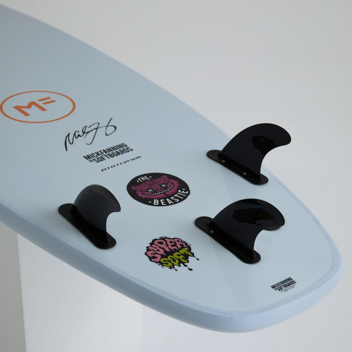 MF Mick Fanning Beastie 7'0 Super Soft Tri Surfboard - High Performance Surfboard for All Wave Conditions | Perfect for Beginners to Advanced Surfers | Beach, Ocean & Wave Riding Adventures