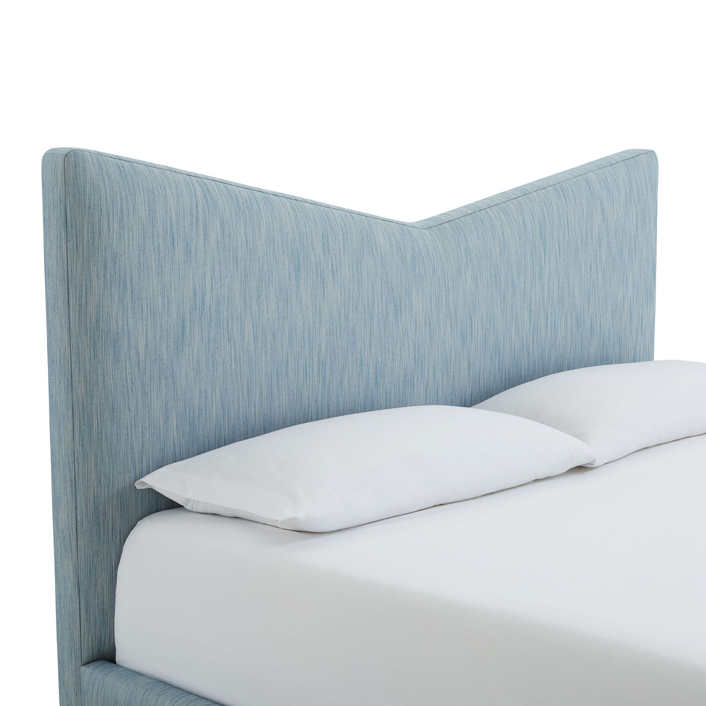 Chevron Pattern King Size Bed Frame - Modern Wooden Bed with Headboard for Master Bedroom | Perfect for Home Decor and Relaxation