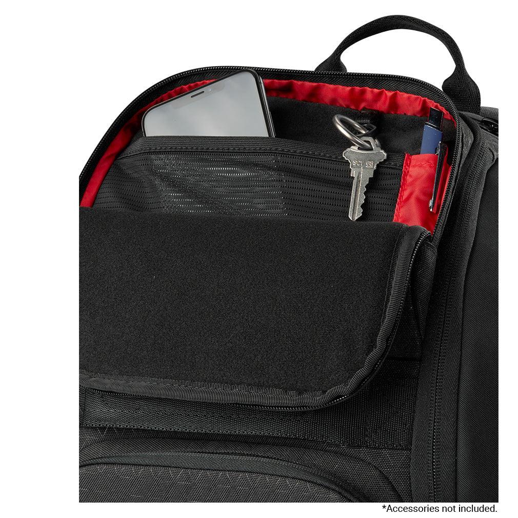 Clash V3 Tennis Backpack - Black & Infrared | Durable Sports Bag for Tennis Players | Perfect for Tournaments, Training & Gym Use