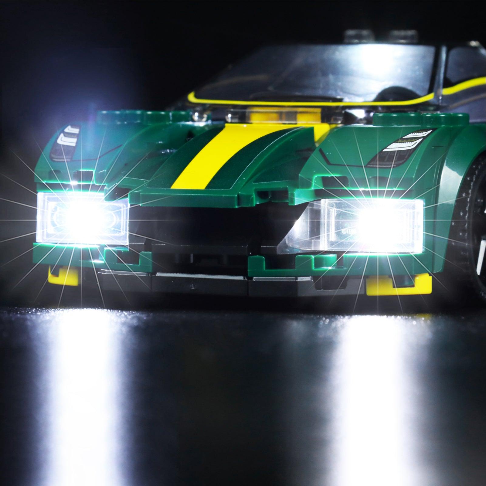 Lego Speed Champions Lotus Evija 76907 Light Kit - DIY Car Model Lighting Set for Building Blocks - Perfect for Night Display, Racing Collection & Gift Giving