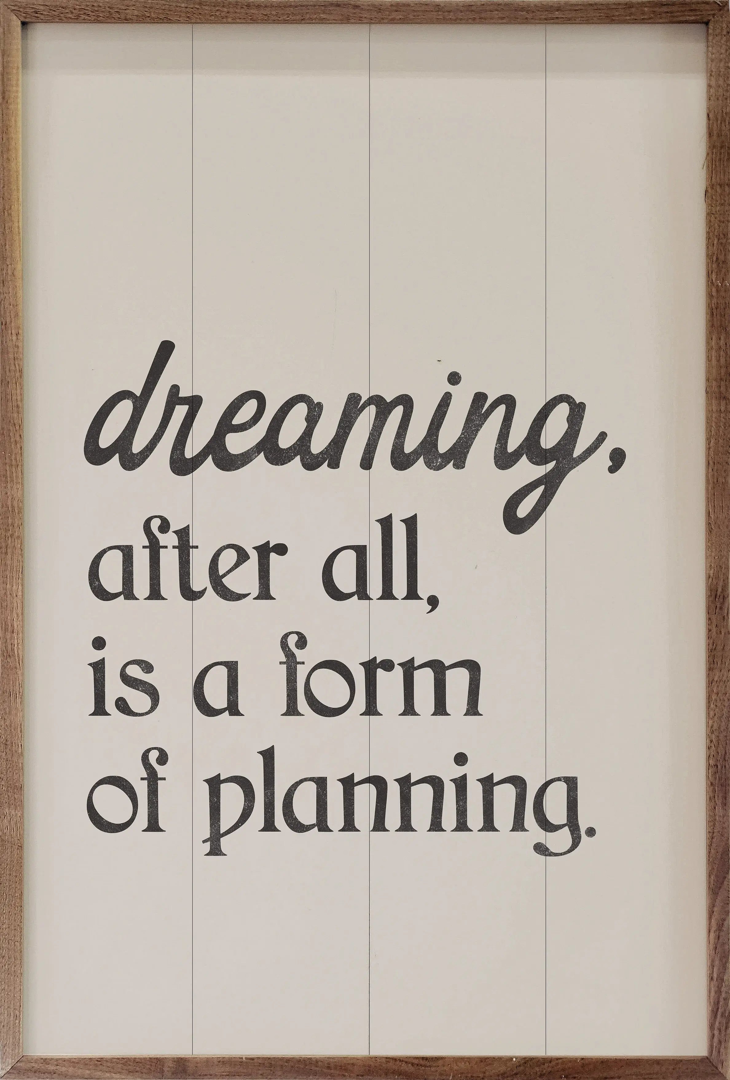 Dreaming After All Wood Framed Print - Premium Wall Art Decor for Living Room, Bedroom & Office - Ready to Hang Home Decor