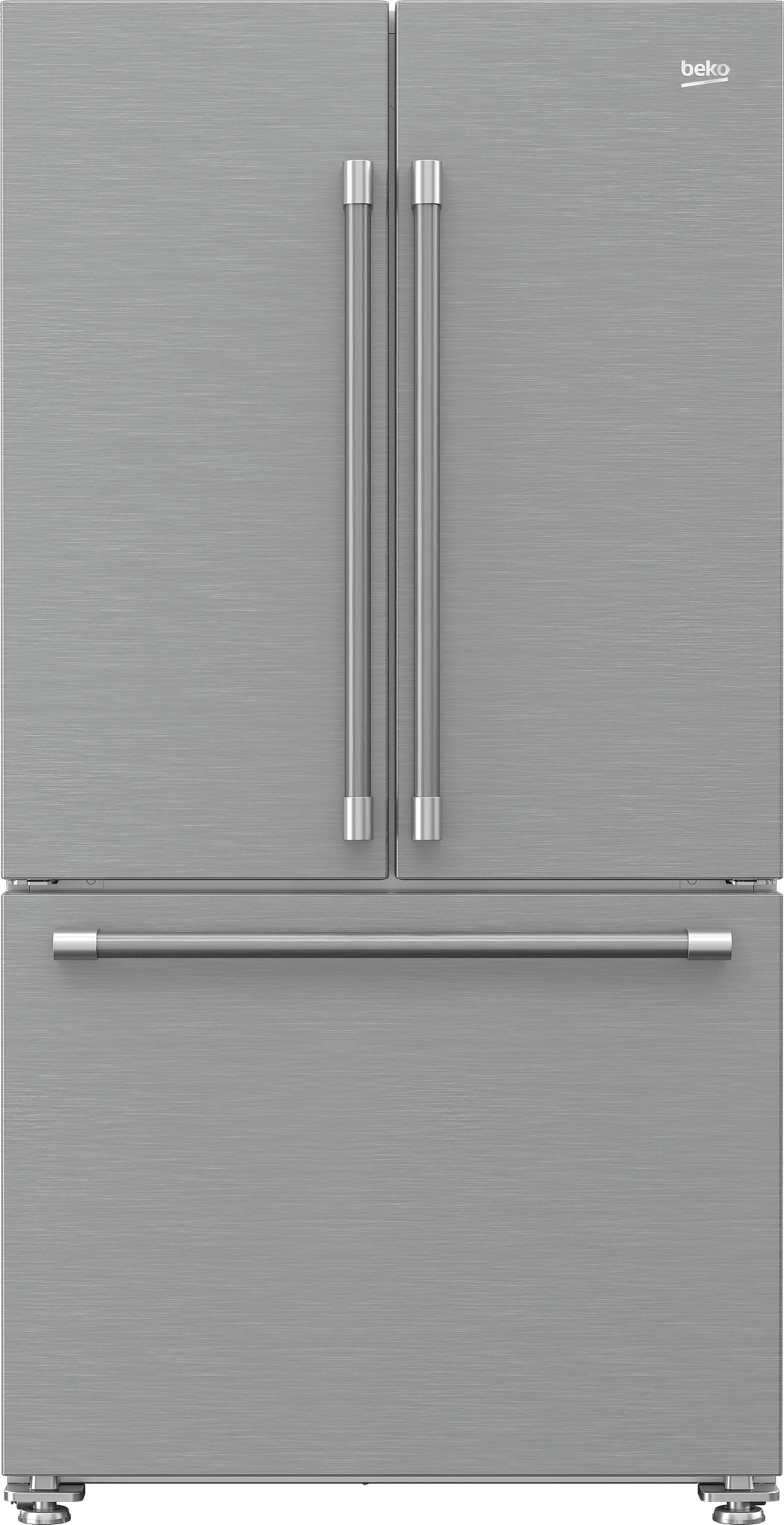 Beko BFFD3624ZSS 36 Inch French Door Refrigerator with Flexi Drawer - Energy Star Stainless Steel Smart Fridge for Modern Kitchen | Perfect for Large Families & Entertaining