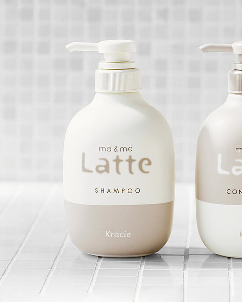 Kracie Ma & Me Latte Shampoo - Gentle Moisturizing Hair Care for Dry & Damaged Hair - Perfect for Daily Use & Salon-Quality Results at Home