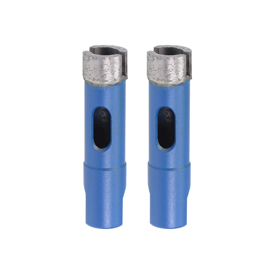 14mm Sintered Diamond Core Drill Bits for Angle Grinder - 2 Pcs Dry/Wet Hole Saws for Brick, Concrete, Block, Masonry & Marble - Perfect for Construction, Renovation & DIY Projects