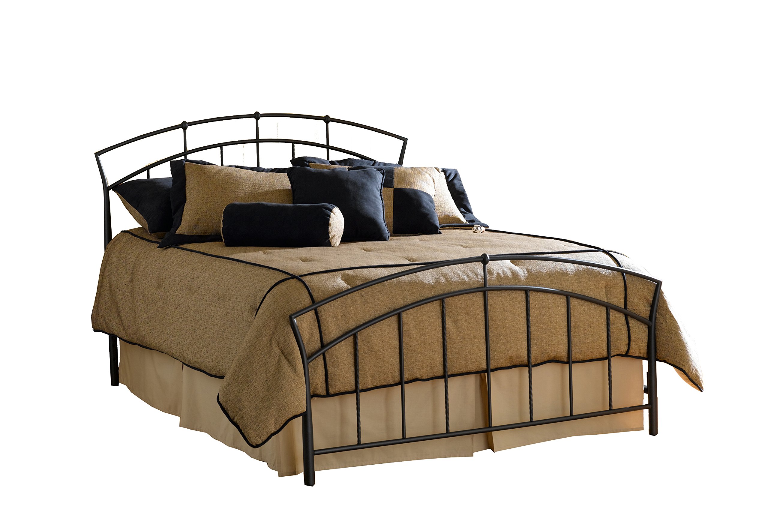 Hillsdale Furniture Vancouver Queen Bed Set in Antique Brown - Elegant Bedroom Furniture for Master Suite, Guest Room, or Apartment