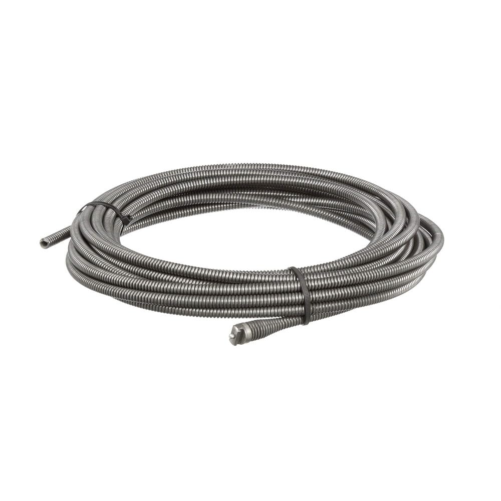 **3/8 Inch x 35 Feet Heavy Duty Drain Cleaning Cable - Unclog Drains, Sinks & Toilets - Ideal for Home, Plumbing & DIY Use**