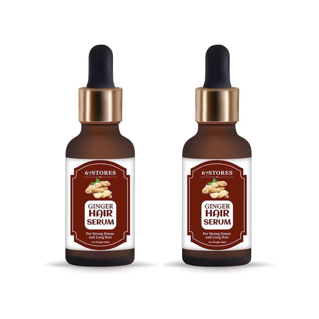 Hair Growth Serum for Women & Men - Reduce Hair Damage, Promote Hair Regrowth & Thicker Hair - Natural & Effective Treatment (Pack of 2) | Perfect for Daily Hair Care Routine & Scalp Health