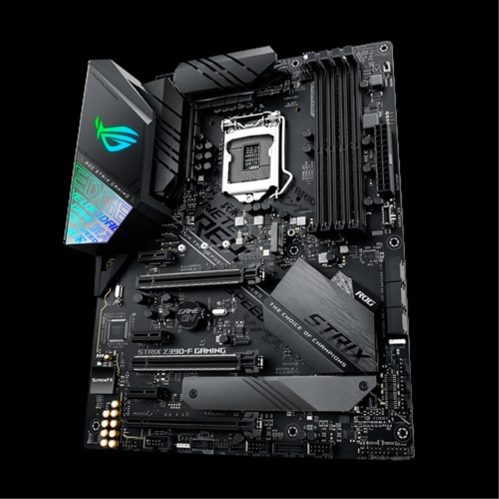 ASUS ROG STRIX Z390-F Gaming Motherboard - ATX, LGA1151, DDR4, Dual M.2, USB 3.1 Gen2 - Perfect for PC Gaming, Streaming & Content Creation