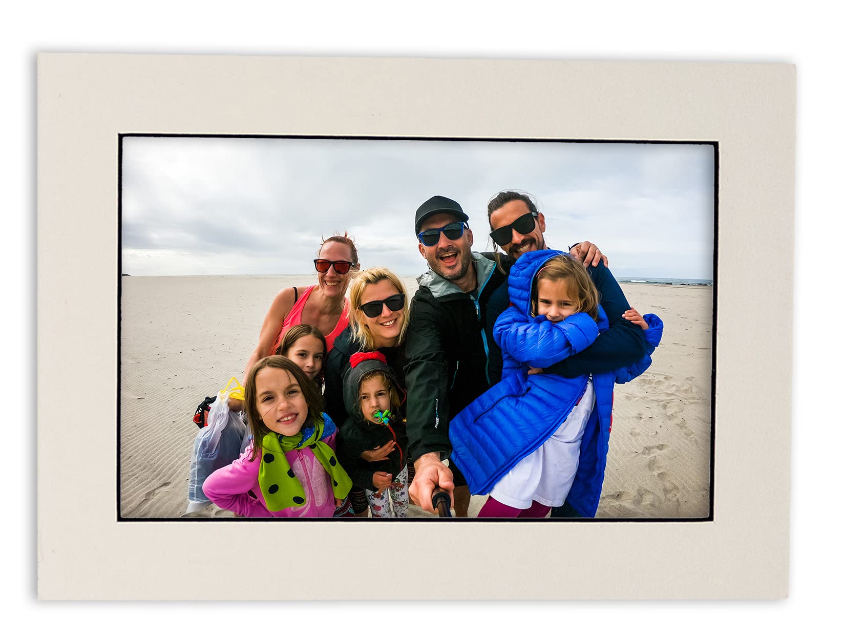 28x34 Acid-Free White with Black Core Precut Matboard - Bevel Cut for 26x32 Photos | Includes Backing Board & Crystal Clear Self-Seal Photo Mat Bag | 4-Ply Thickness for Picture Framing, Art Displays & Professional Photography