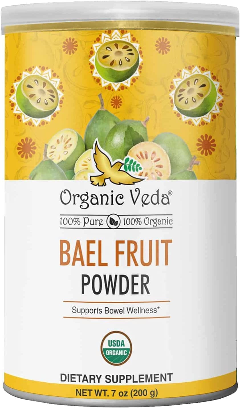 Organic Bael Fruit Powder 200g - 100% Natural Aegle Marmelos Supplement for Digestive Health - Perfect for Smoothies, Tea & Ayurvedic Remedies