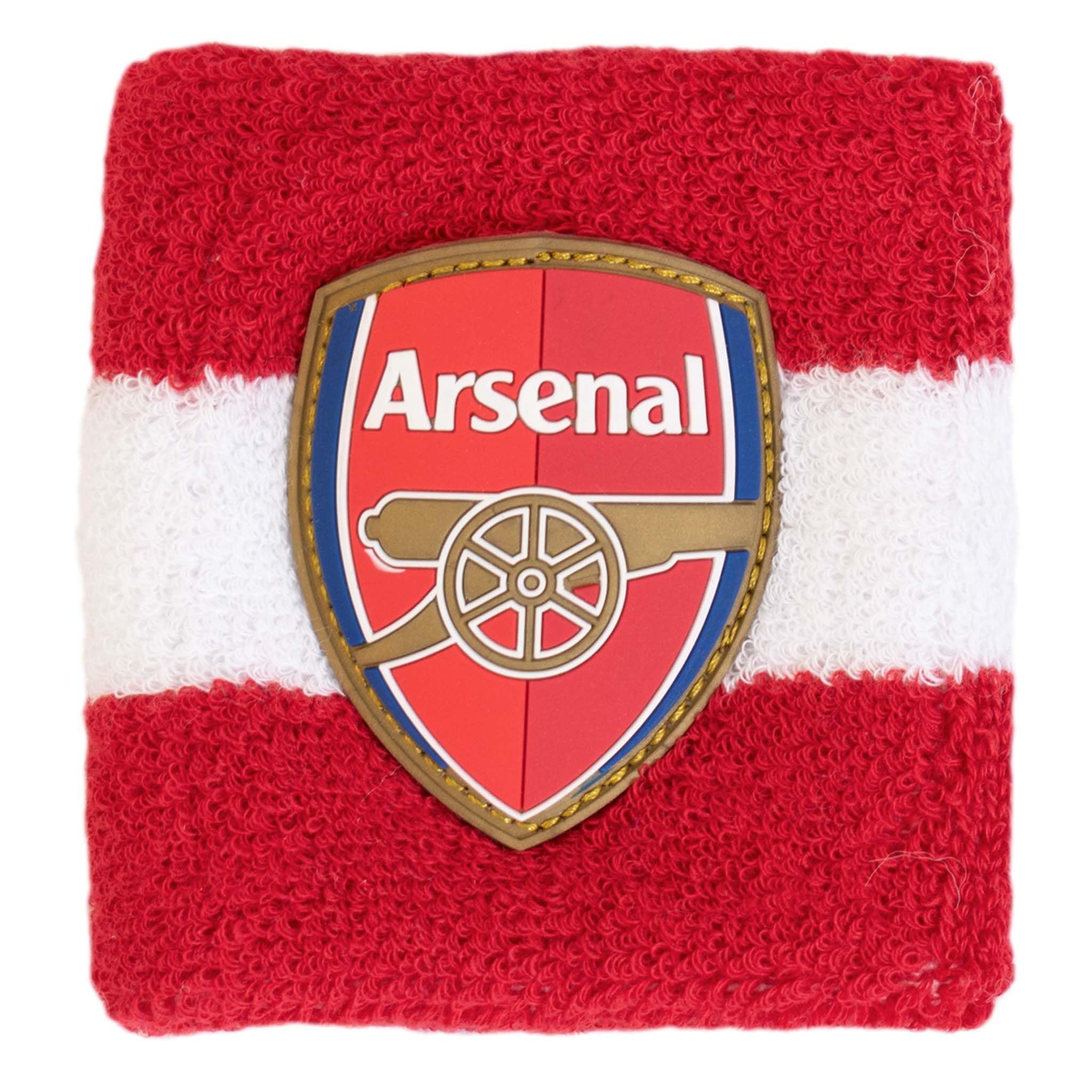 Official Arsenal F.C. Cotton Wristbands 2-Pack - Moisture Wicking Sweatbands for Men, Women & Kids - Perfect for Football, Running, Gym, Tennis & Sports | Show Your Gunners Pride During Workouts & Games