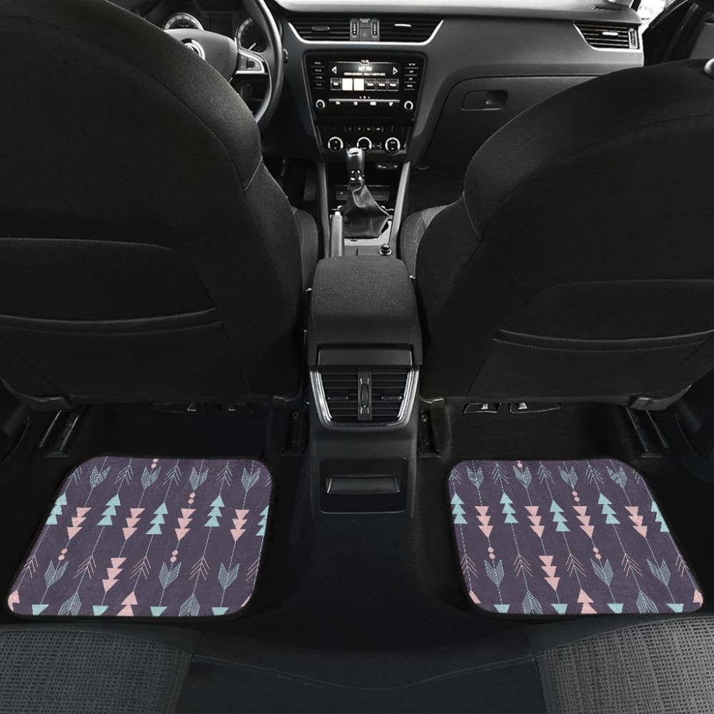 Boho Arrows Car Floor Mats - Non-Slip, Waterproof, Custom Fit for Cars, SUVs & Trucks - Perfect for Road Trips, Daily Commutes & Outdoor Adventures