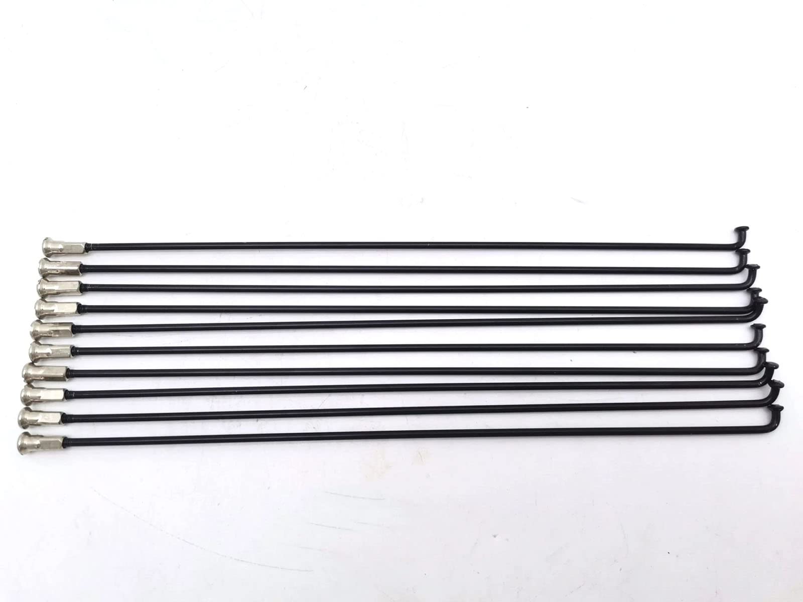 12G Carbon Steel Bicycle Spokes - 2.5mm Diameter J-Bend Spokes (20/40 Pcs) with 12mm Nipples - Compatible with E-Bikes, Motorcycles & Tricycles - Perfect for Wheel Repair, Custom Builds and Off-Road Cycling