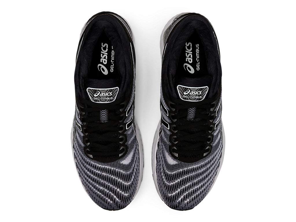 ASICS Gel-Nimbus 22 Running Shoes for Men - White/Black - Size 7 D (M) - Cushioned Comfort for Long Distance Running & Marathon Training