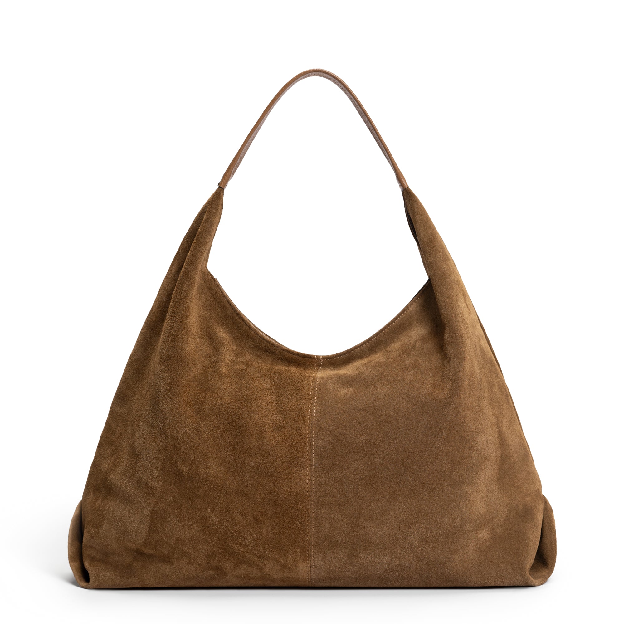 Honoré Grace Brown Suede Shoulder Bag for Women - Elegant Crossbody Purse with Adjustable Strap, Perfect for Work, Travel & Everyday Use