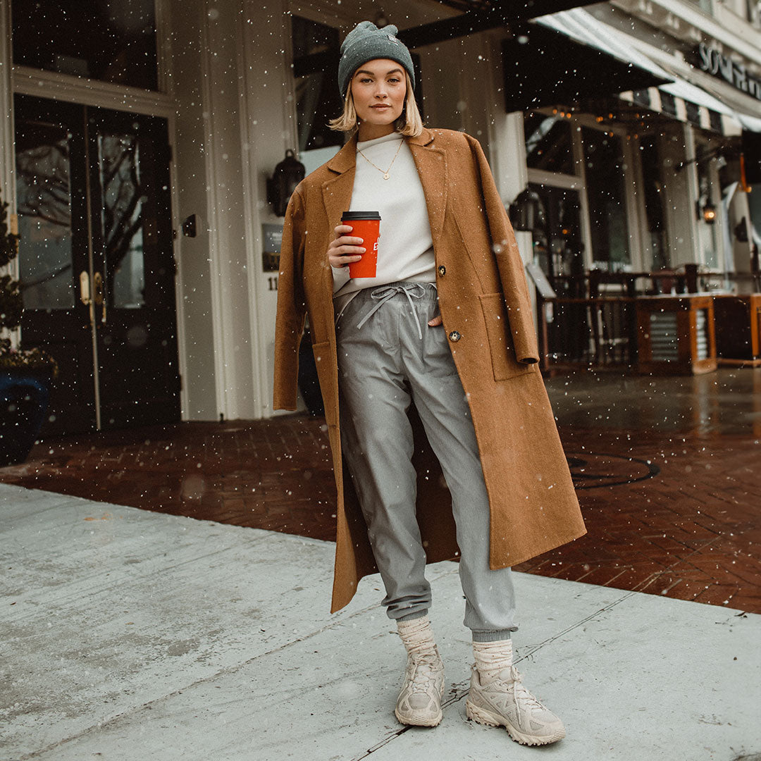 Everywhere Joggers for Women - Soft Heather Grey Lounge Pants for Running, Yoga & Casual Wear | Comfortable Athletic Sweatpants