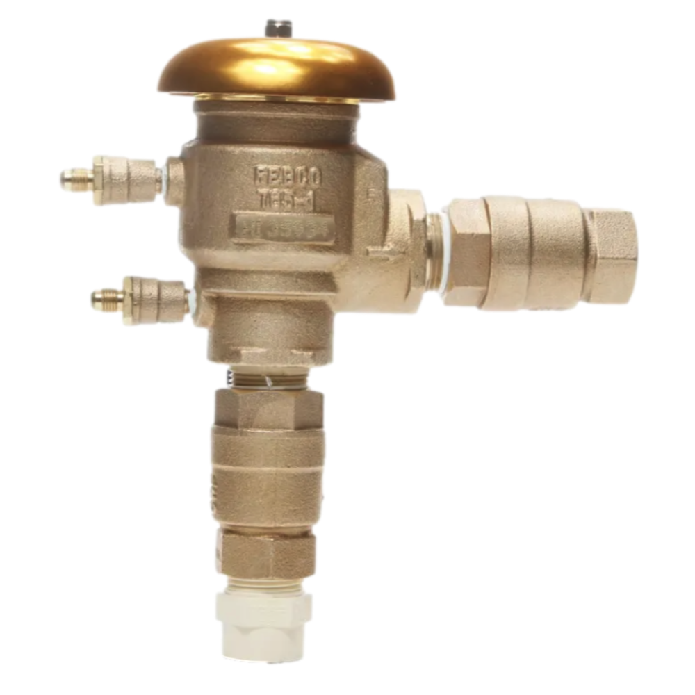 FEBCO 765EBV 1 Inch Bronze Pressure Vacuum Breaker with Ball Valves | Freeze Sensing Technology | Requires Connection Kit | Ideal for Irrigation Systems & Backflow Prevention