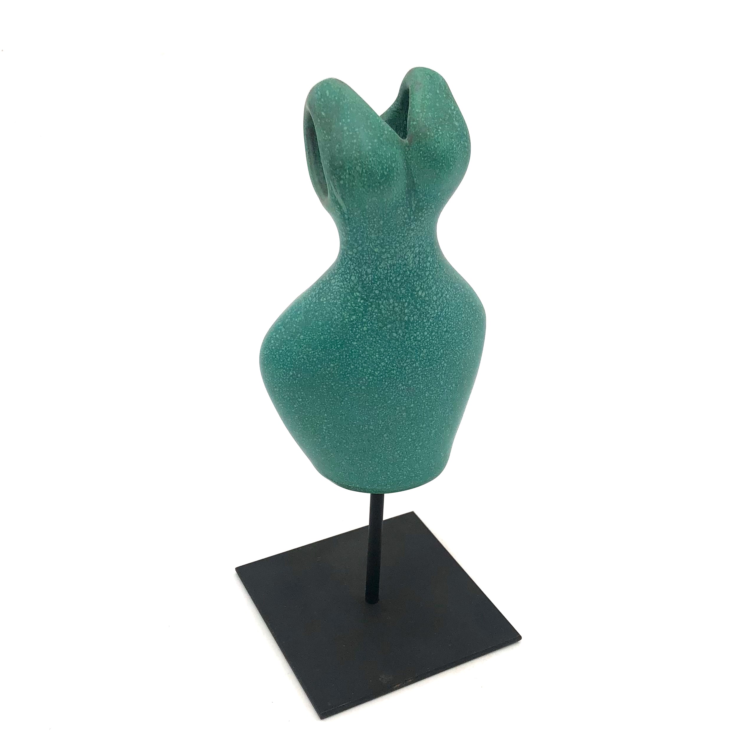 Cathy Broski Ceramic Sculpture on Base - Assorted Dresses Design - Elegant Home Decor, Office Display, and Gift Idea