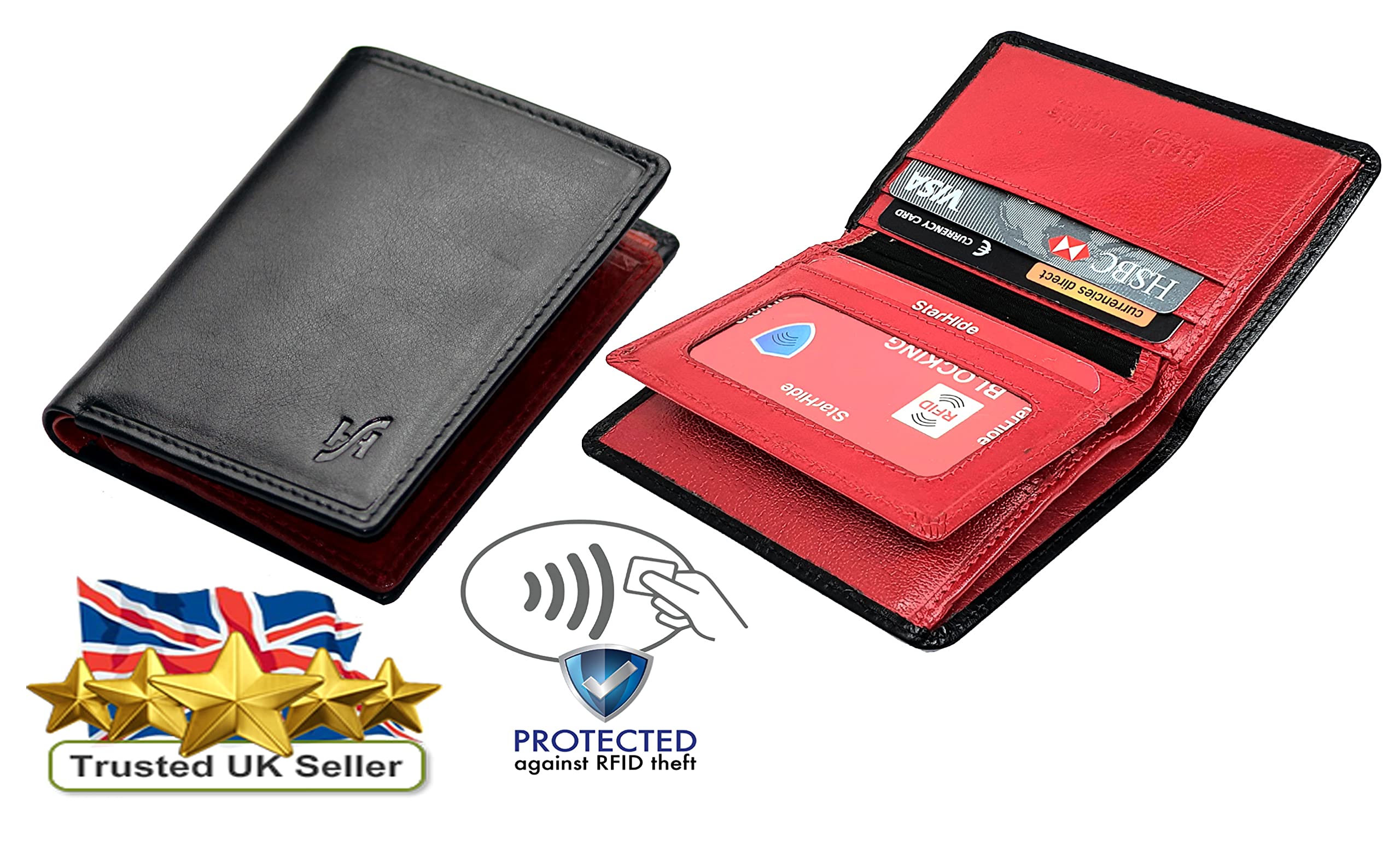 Tactical RFID Blocking Bifold Wallet for Men - Small Slim Wallet with Zipped Coin Pocket & Card Holder - Perfect Gift for Dad, Husband, Boyfriend - Ideal for Travel, Work, Everyday Carry (Style #815)