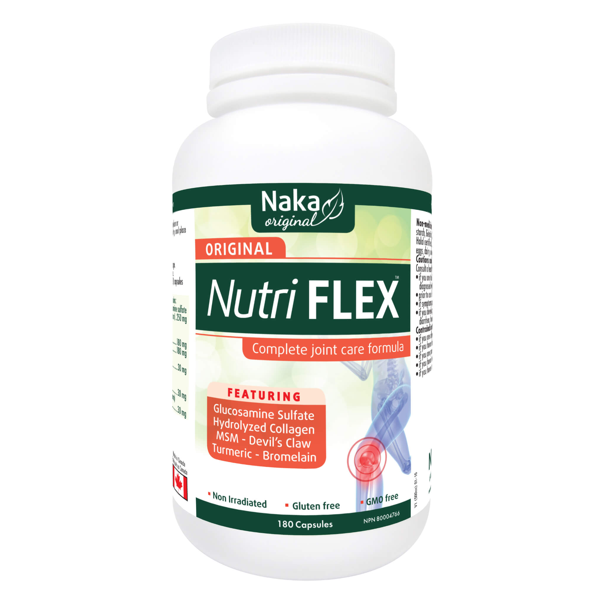 Nutri Flex 180C - Premium Joint Support Supplement for Pain Relief & Mobility | Supports Healthy Cartilage & Flexibility | Ideal for Athletes, Seniors & Active Lifestyles