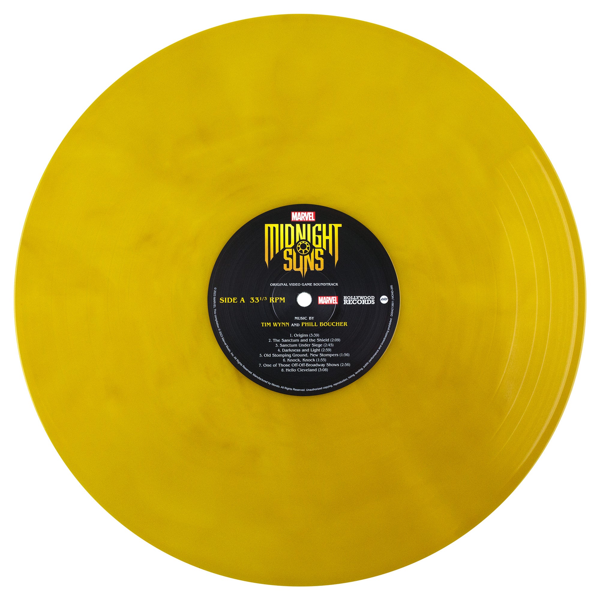 Marvel's Midnight Suns Original Video Game Soundtrack LP - Limited Edition Vinyl Record for Gaming Enthusiasts & Collectors - Perfect for Gaming Sessions, Movie Nights & Marvel Fans