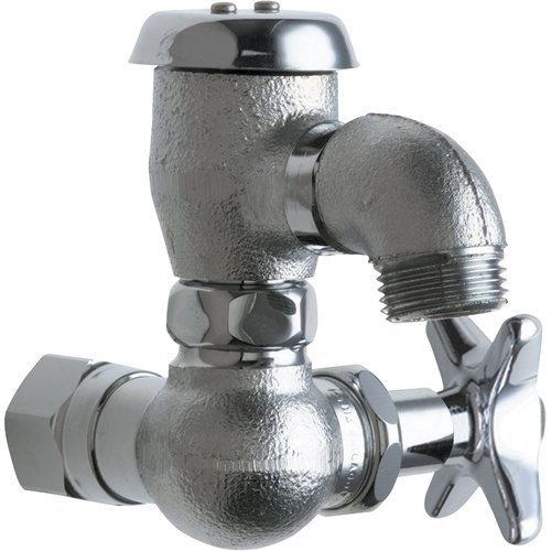 Chicago Faucets 998-633RCF Inside Sill Fitting with Body Drain Plug - Durable Commercial Bathroom Fixture for Hospitals, Schools & Office Buildings