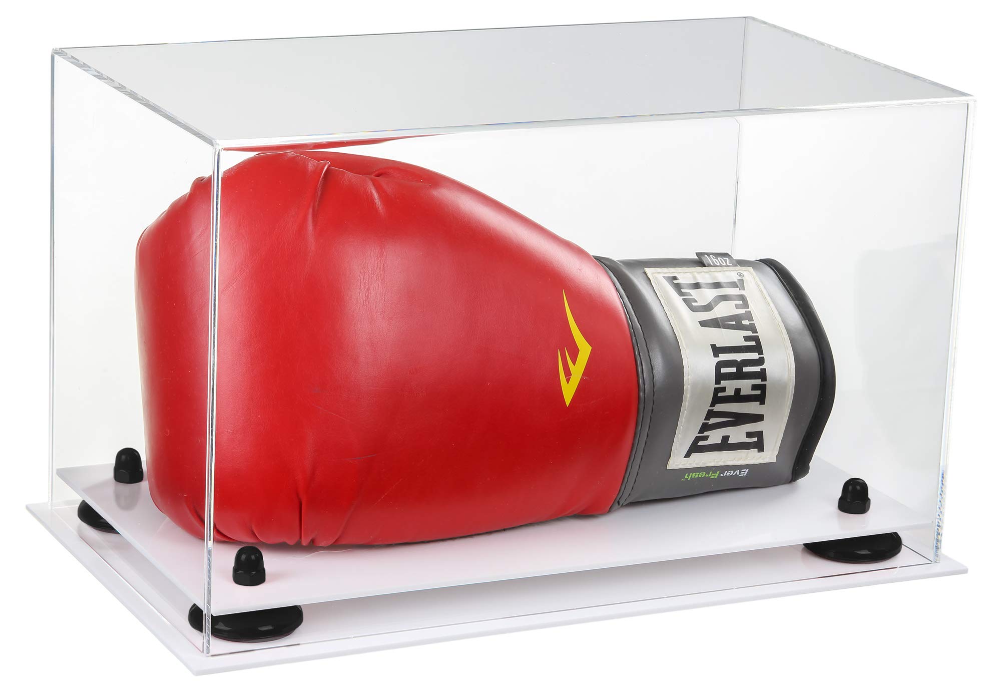 Premium Acrylic Boxing Glove Display Case - Clear Full-Size Protective Showcase for Collectibles & Memorabilia - Perfect for Home Decor, Sports Collections, and Retail Store Displays