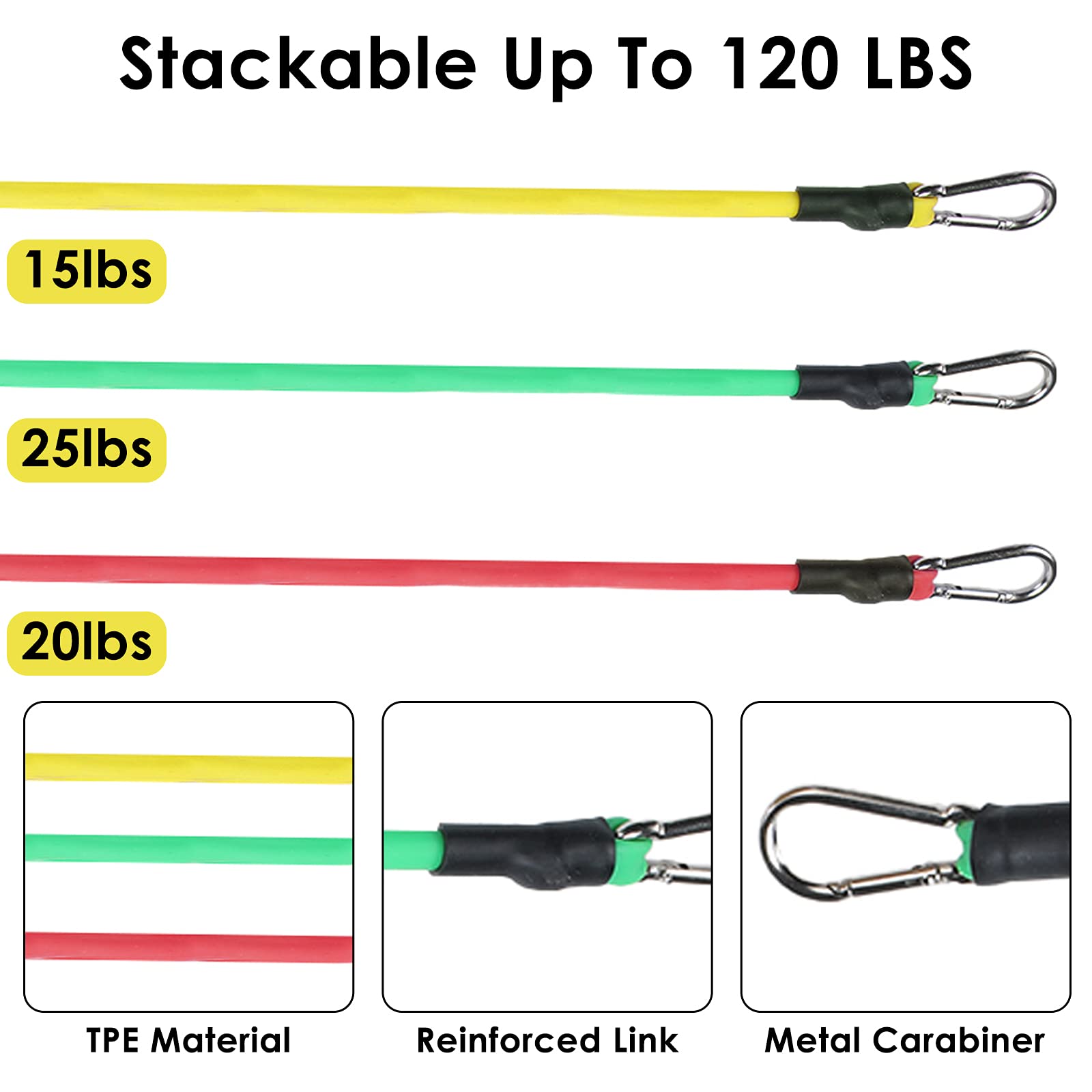 Yaegoo Pilates Bar Kit with Resistance Bands - Portable Home Gym Equipment for Men & Women - Stretching, Twisting, Sit-Up Exercises - Perfect for Yoga, Pilates, Home Workouts & Fitness Training