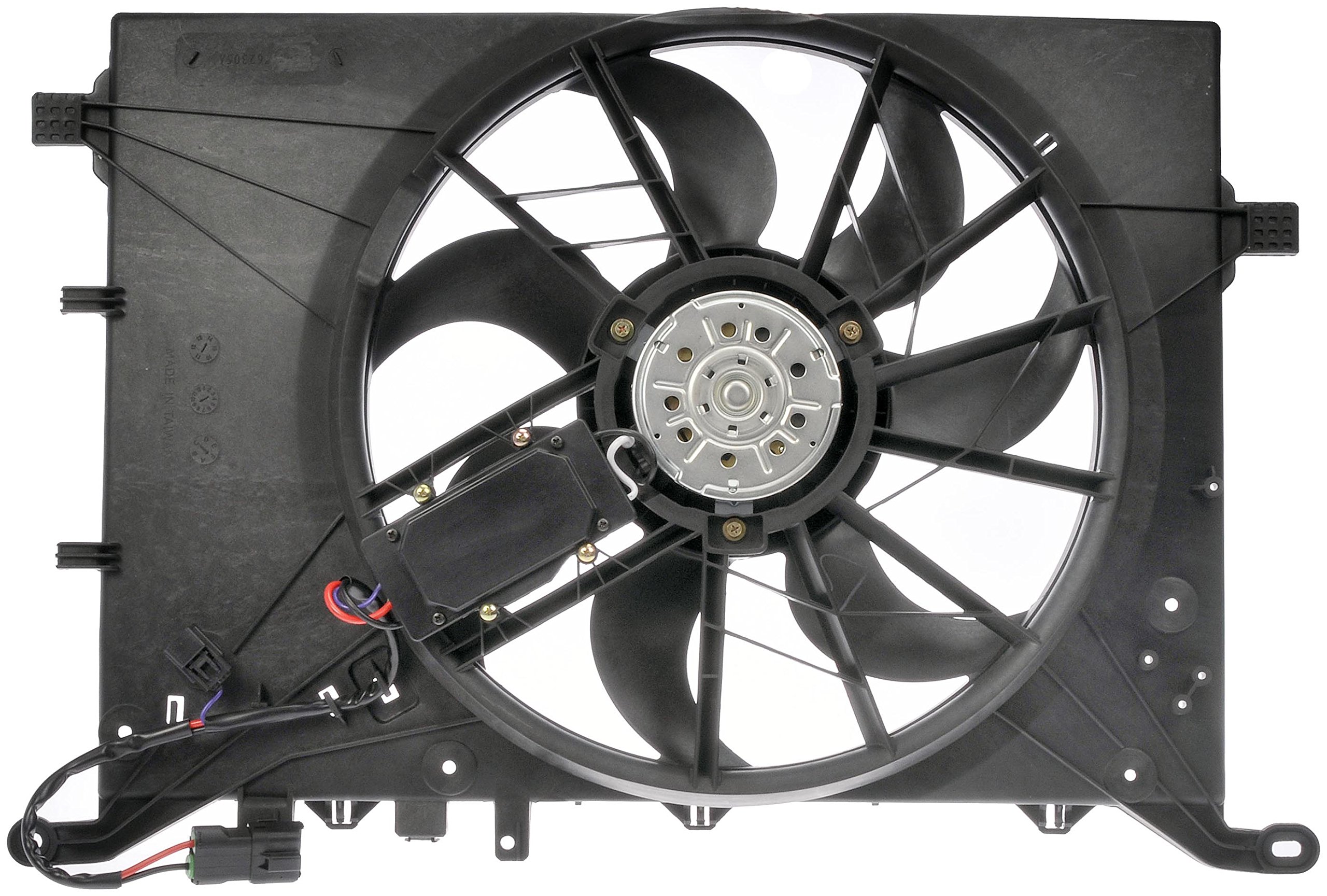 Dorman 621-272 Engine Cooling Fan Assembly Replacement for Volvo S60 S80 XC60 XC90 - High Performance Cooling System Part for Hot Weather & Heavy Traffic Driving