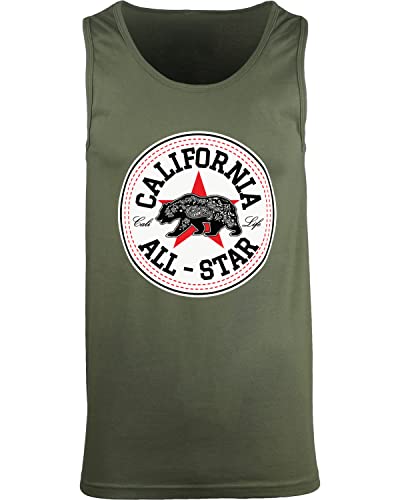 Ca All Star Green Tank