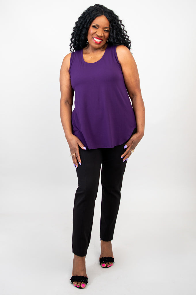 Royal Bamboo Jazz Tank Top - Women's Soft & Breathable Sleeveless Shirt for Yoga, Summer & Casual Wear