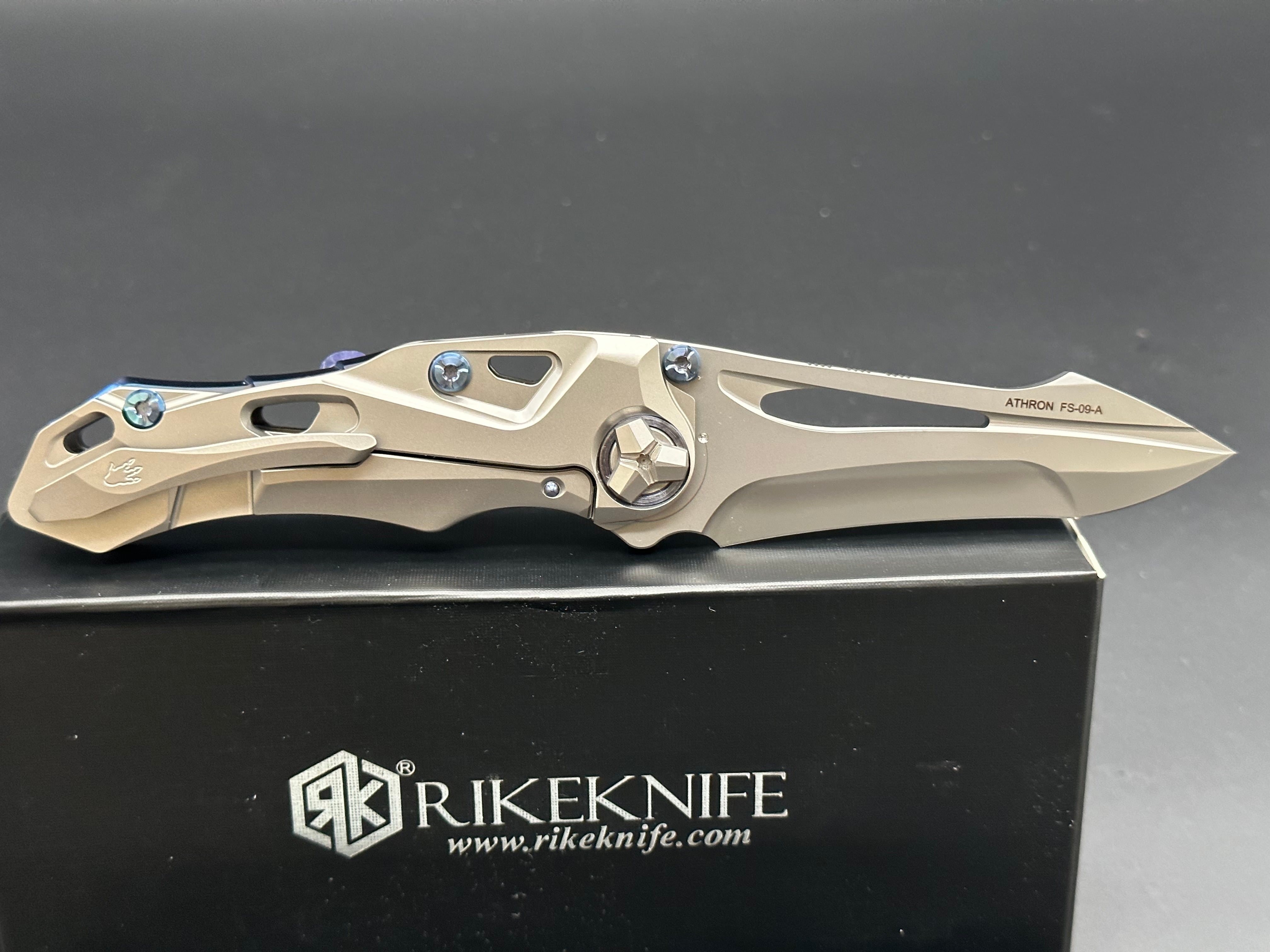 Rike & ForeverSteel Athron - Premium Stainless Steel Kitchen Knife Set for Professional Chefs & Home Cooking | Perfect for Slicing, Dicing, and Food Preparation
