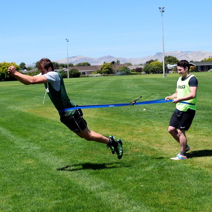 XLR8 Blue Mini Resistance Bands for Speed & Agility Training - Portable Exercise Bands for Home Gym, Workouts, and Sports Performance Enhancement