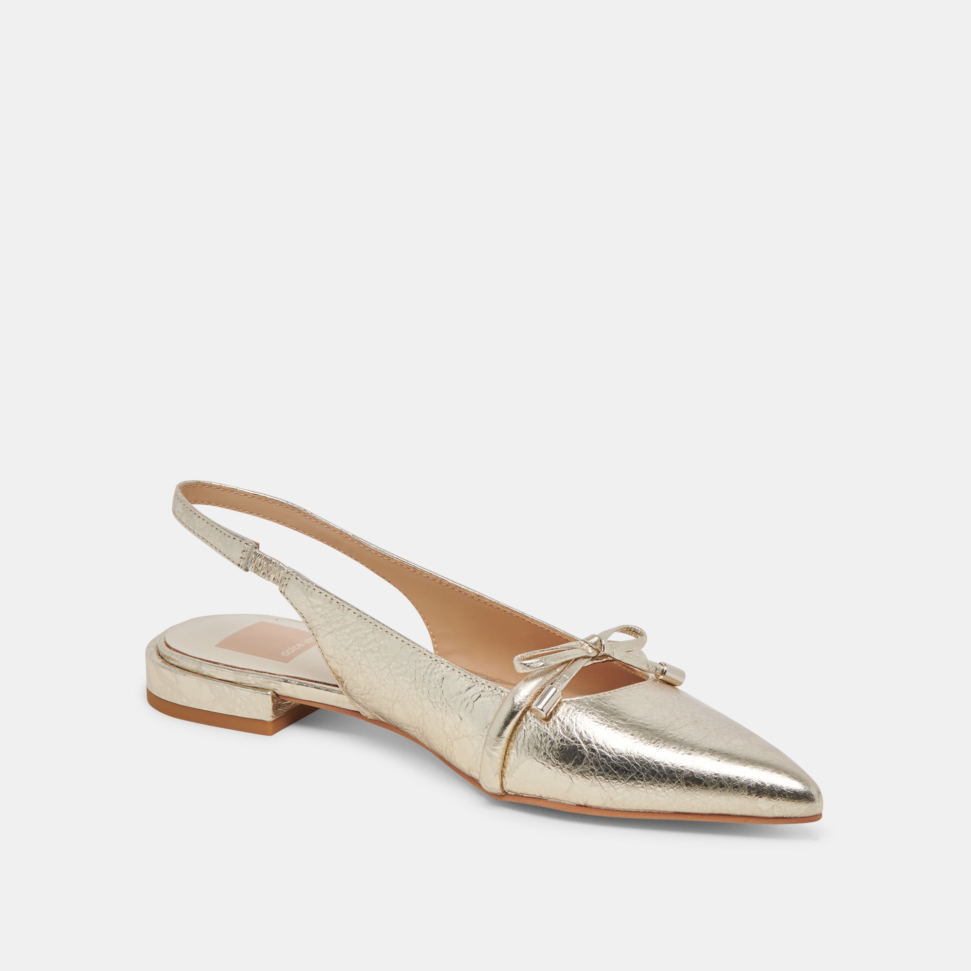 PAYGE FLATS PLATINUM DISTRESSED LEATHER WOMEN'S CASUAL SHOES - Comfortable Slip-On Loafers for Work, Travel & Everyday Wear