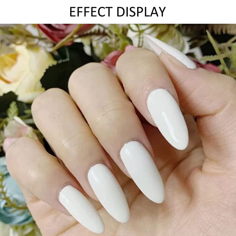 Staila 100pcs Clear False Nail Tips - Full Cover Stiletto Press on Fake Nails, Soak Off Short Acrylic Nails for Women | Perfect for Daily Wear, Parties & Special Occasions