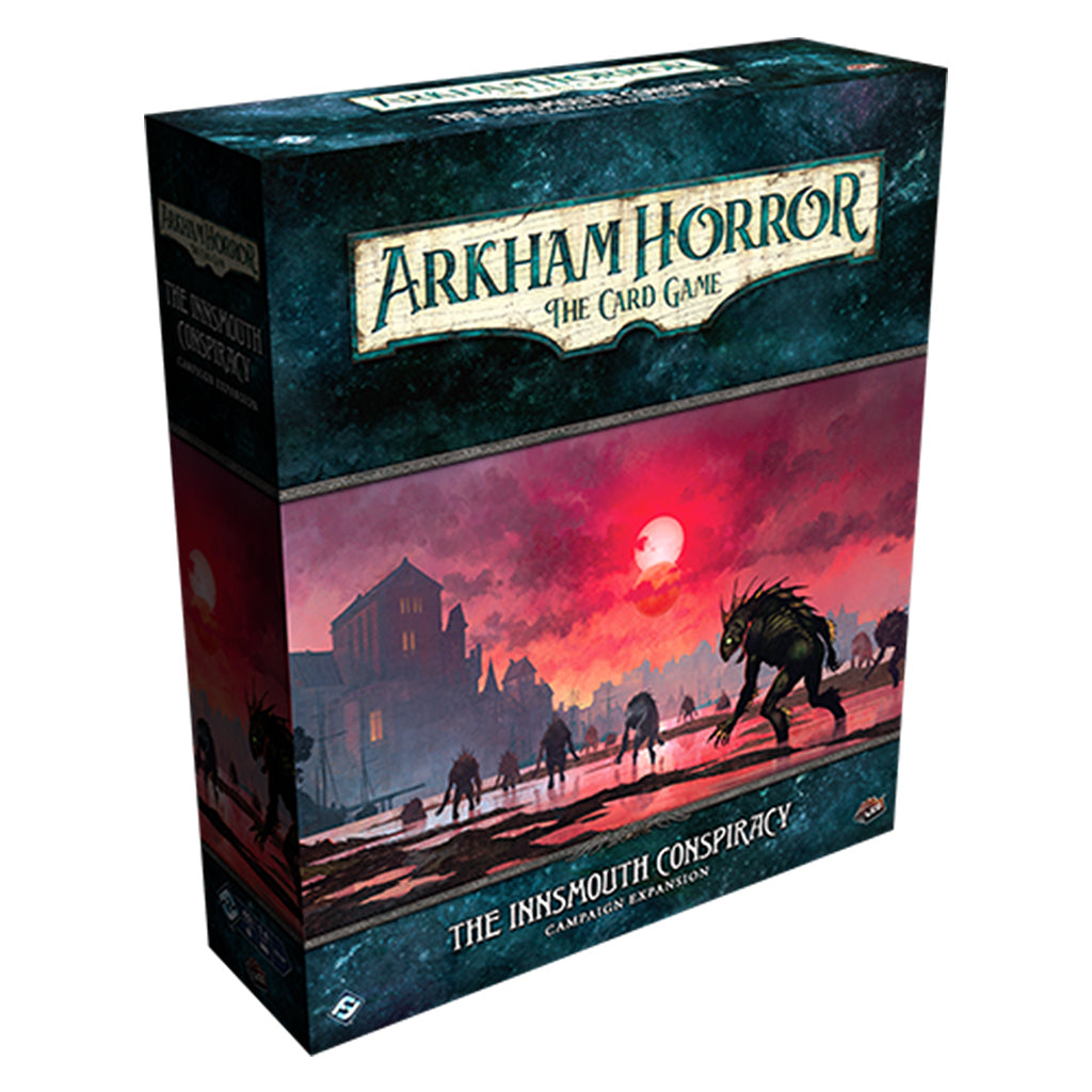 Arkham Horror LCG: The Innsmouth Conspiracy Campaign Expansion - Horror Board Game for Adults | Lovecraftian Adventure Game Night | Perfect for Halloween & Game Parties