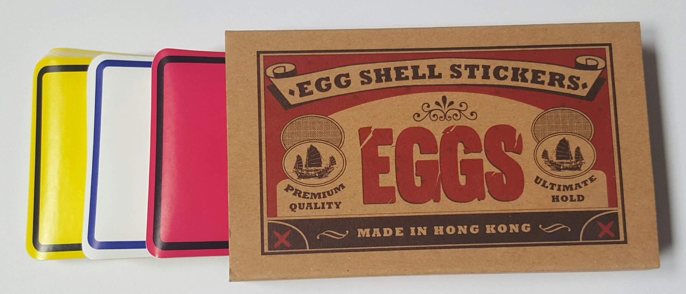 Egg Shell Lined Mixed Sticker Pack - 75 Unique Decorative Stickers for Scrapbooking, Journals, Planners & DIY Crafts