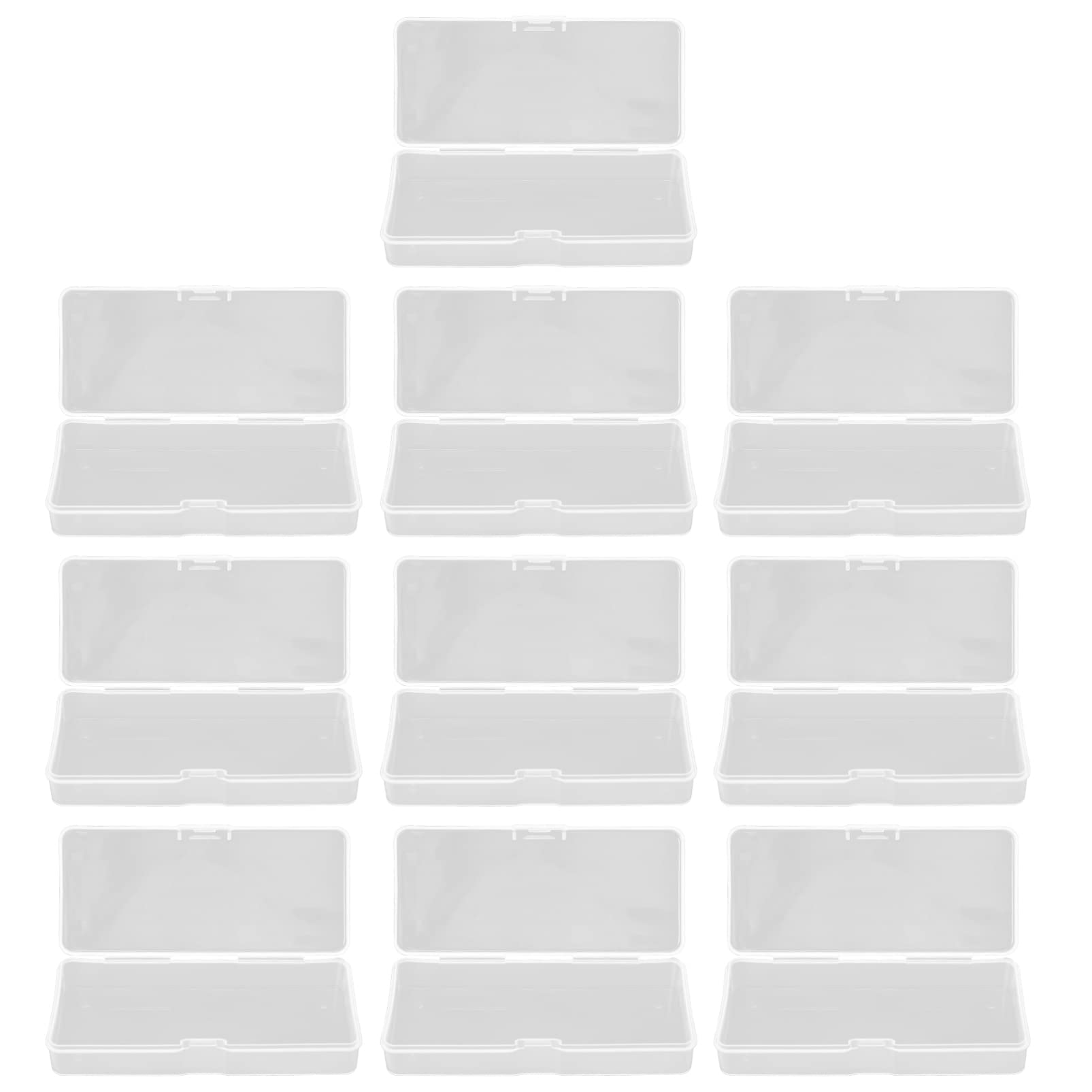 10-Pack Razor Blade Disposal Case - Safe & Secure Blade Holder Container for Used Razors - Perfect for Home, Salon, Barber Shop, and Travel Use
