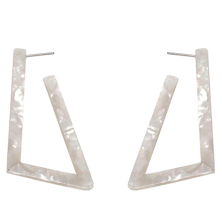 10 Pairs Acrylic Earrings for Women - Lightweight Dangle Drop Hoop Earrings for Daily Wear, Party & Gift Giving