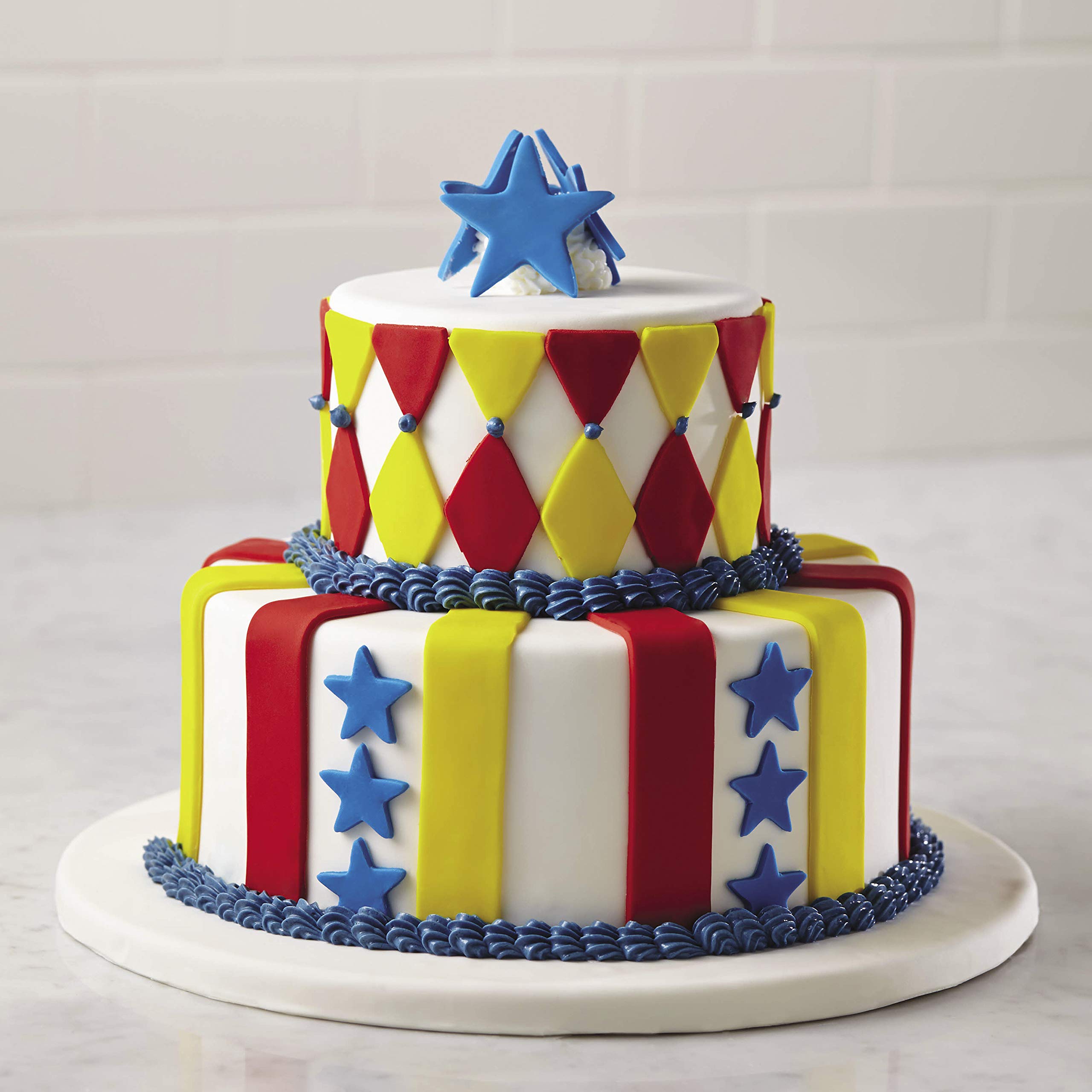 Cake Boss Circus Cake Kit - Easy DIY Birthday Cake Decorating Set for Kids & Adults - Perfect for Birthday Parties, Baby Showers & Special Events