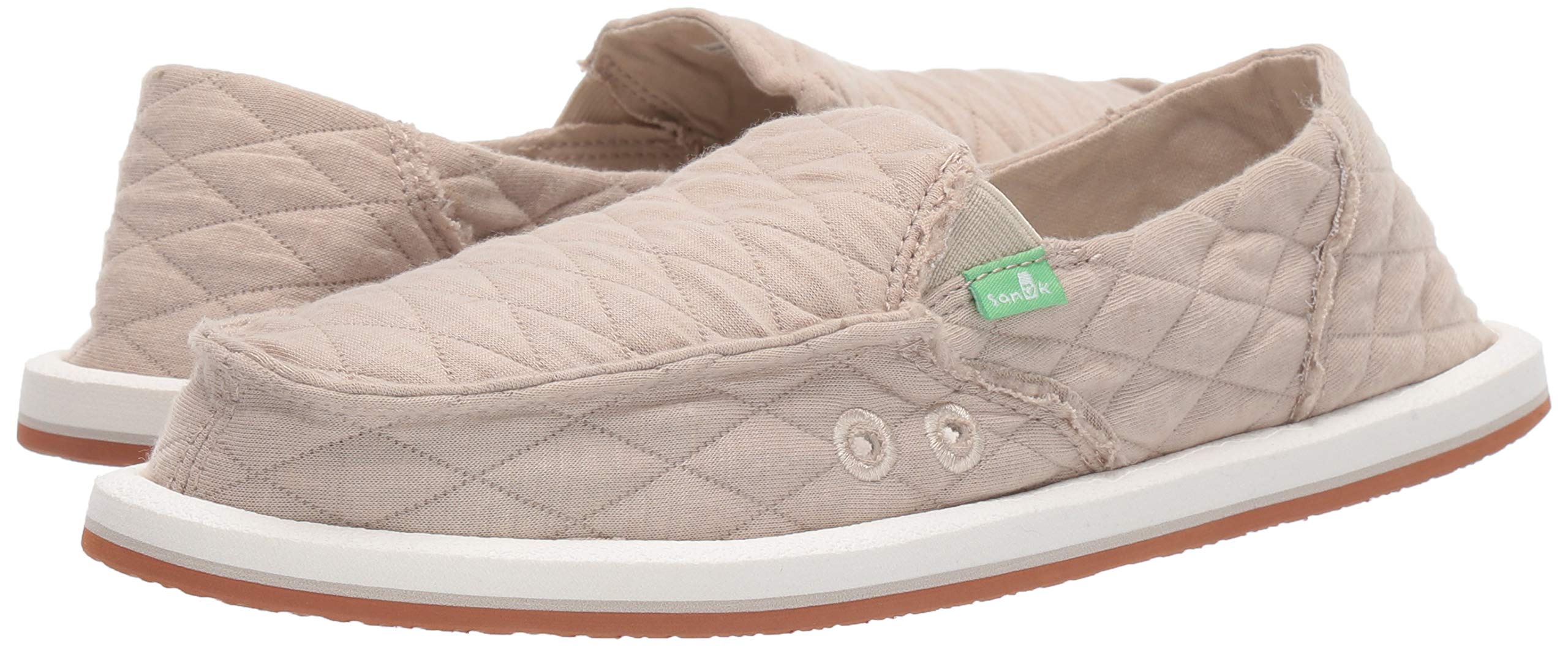 Sanuk Donna Quilt Women's Slip-On Shoes - Comfortable & Stylish Casual Loafers for Walking, Travel & Everyday Wear