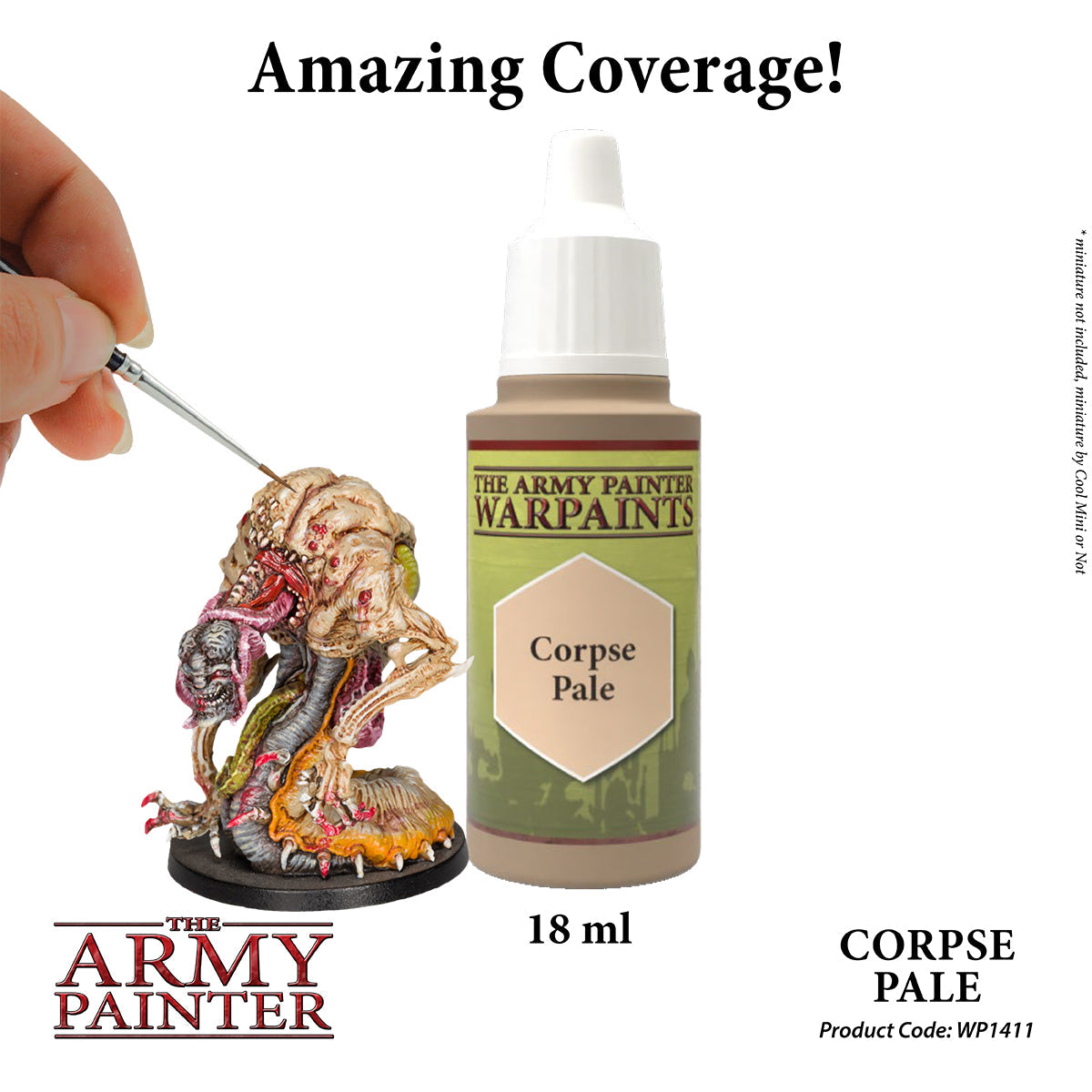 Warpaints: Corpse Pale - Professional Waterproof Face Paint for Halloween, Cosplay & Theater Makeup - Long Lasting & Easy to Apply for Costume Parties & Special Effects