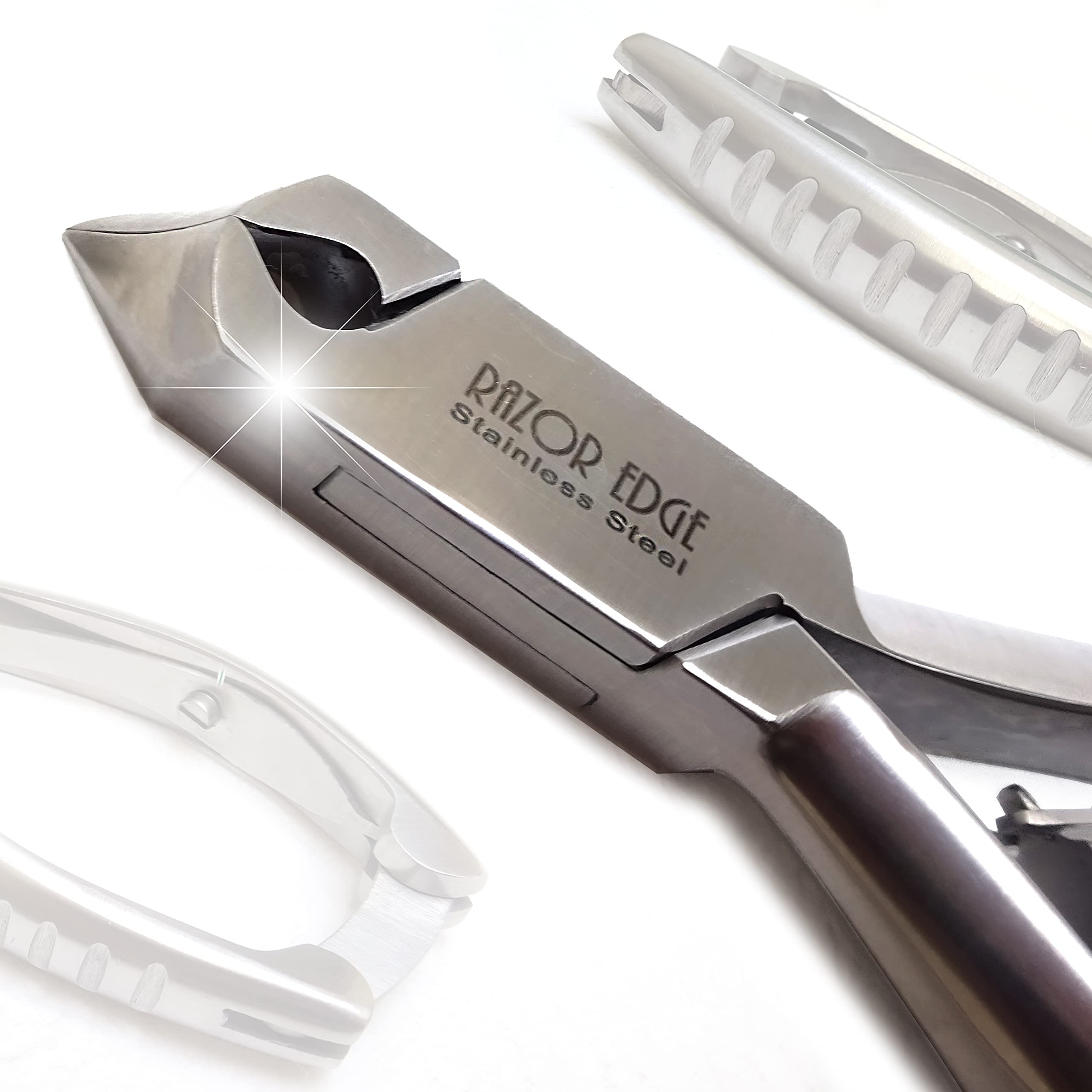 Heavy Duty Toenail Clippers for Thick Nails - Professional Fungal Nail Removal Tool - High Performance Nail Cutter for Men & Women - Perfect for Pedicures, Ingrown Toenails & Diabetic Foot Care