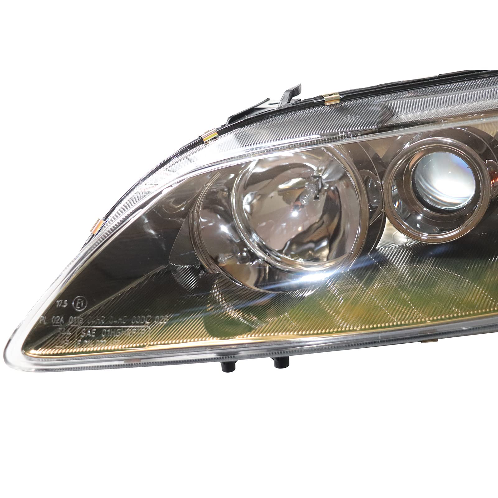 2006-2008 Mazda 6 Driver Side Left Headlight Assembly - Black Housing with Clear Lens (Part# MA2502134/MA2503134) | US Stock | Perfect for Night Driving & Foggy Conditions