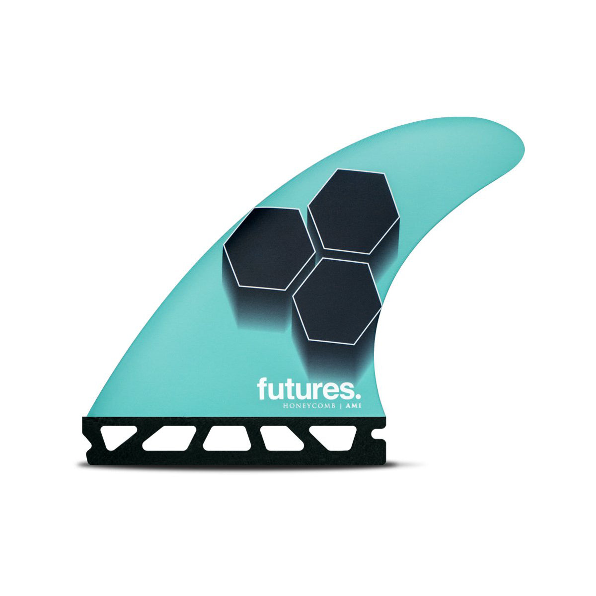 Futures Thruster AM1 HC Surfboard Fin - Teal/Navy Color - Medium Size - Perfect for Shortboards & Performance Surfing