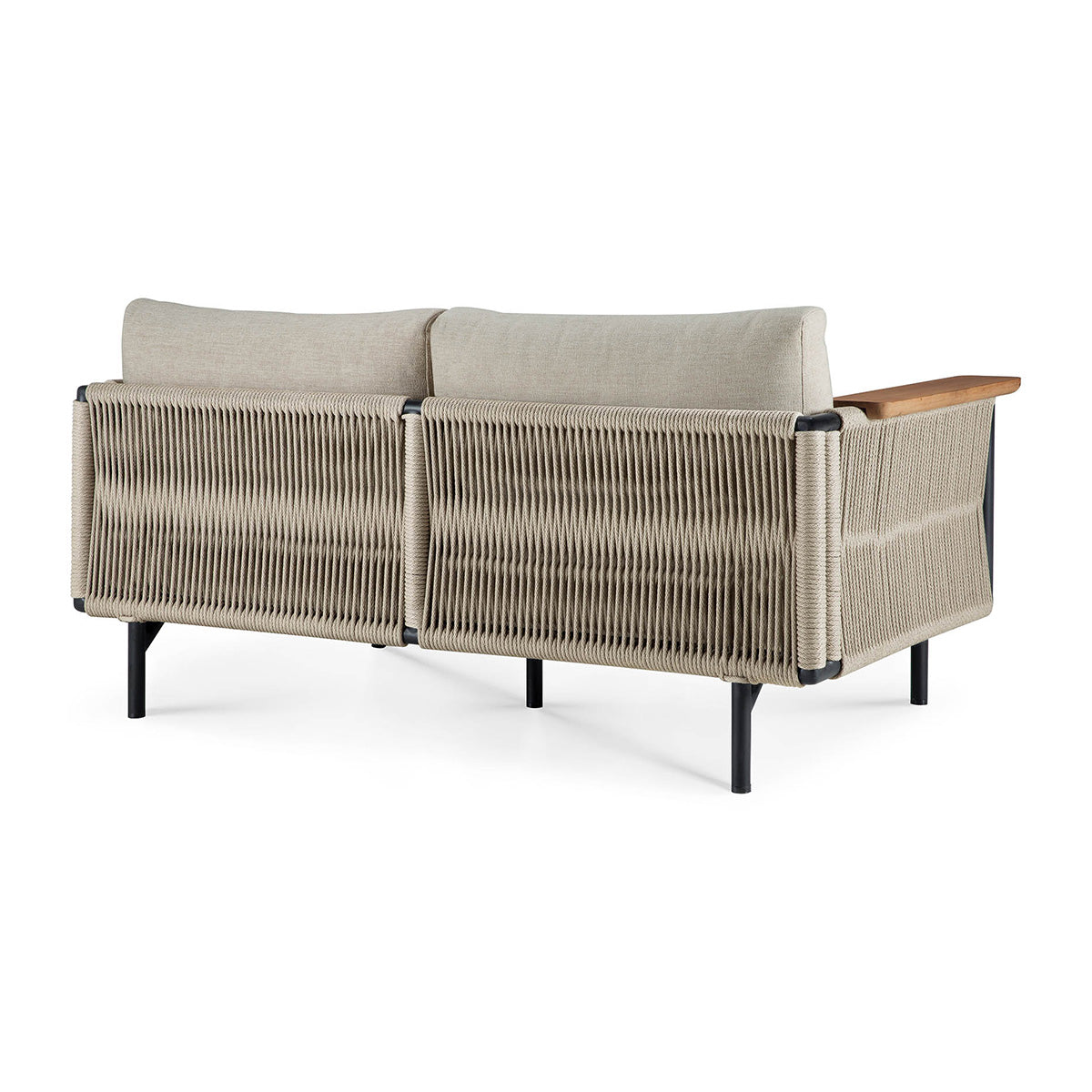 Premium Corbey 2-Seater Outdoor Patio Sofa Set - Waterproof Wicker Furniture for Garden, Poolside & Backyard Relaxation