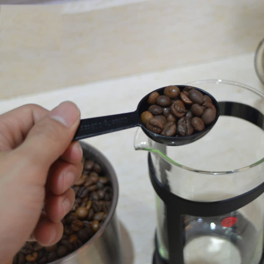 50pcs Plastic Coffee Measuring Spoons - PP Coffee Bean Scoop, Flour Cup & Powder Scoop for Kitchen Baking, Coffee Brewing & Cooking | Durable & Lightweight Measuring Tools for Home & Commercial Use