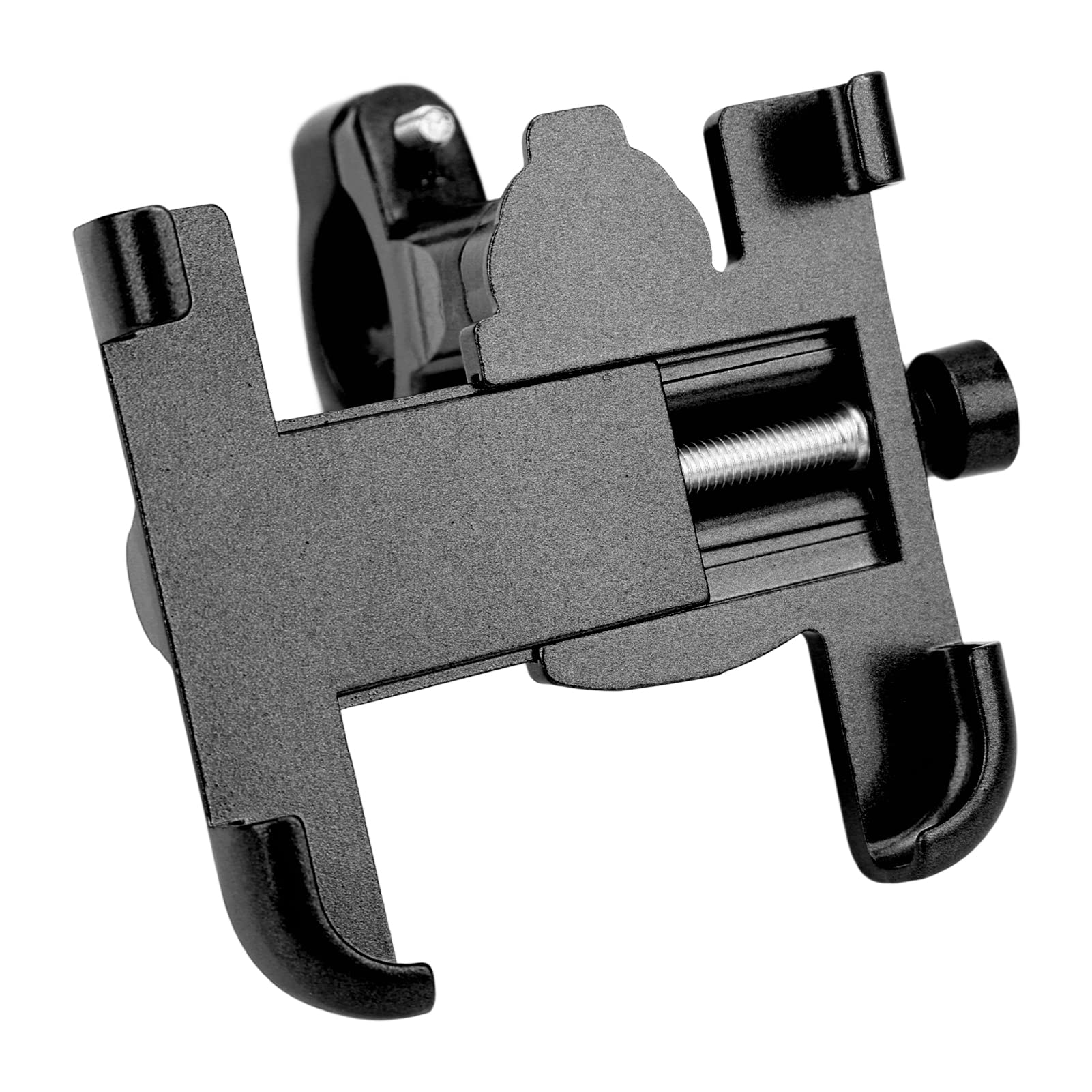 Quakeproof Adjustable Bike Phone Mount Holder - Universal Bicycle & Electric Bike Handlebar Phone Stand (Black) | Perfect for Cycling, Commuting & Outdoor Adventures