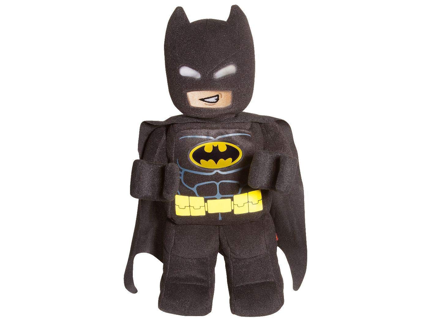 Official LEGO Batman Movie 853652 Batman Minifigure Plush Toy - Soft Stuffed Collectible for Kids & Adults - Perfect for Movie Nights, Birthday Gifts & Superhero Decor