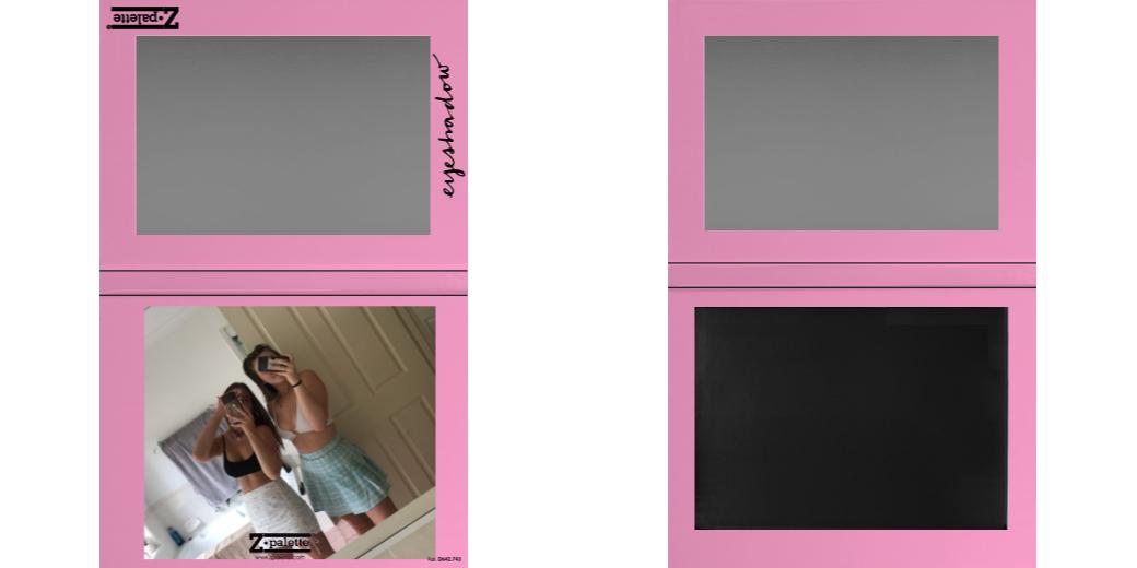 Custom Extra Large Magnetic Z Palette for Makeup Artists - Perfect for Organizing Eyeshadows, Blushes & Cosmetics - Ideal for Travel & Professional Makeup Kits